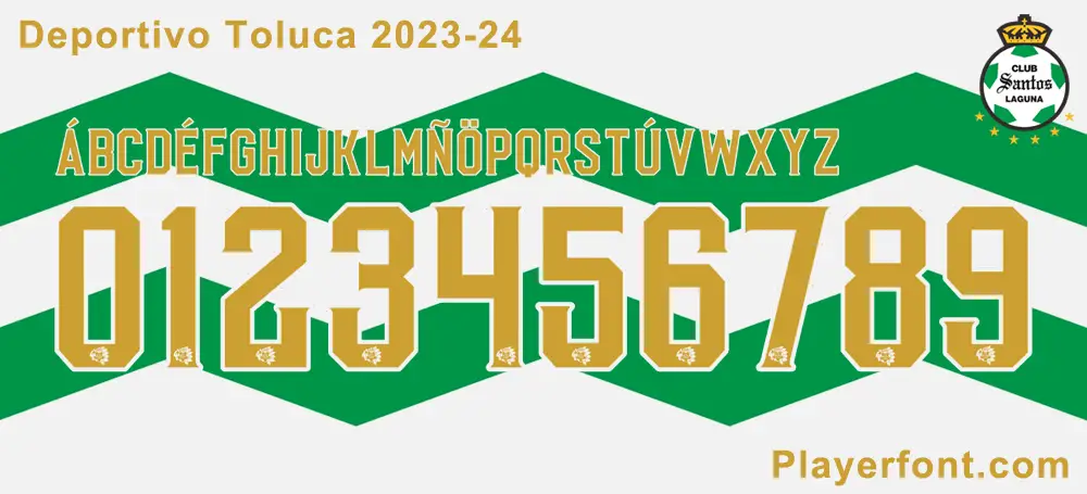 Santos Laguna 2023-24 Font