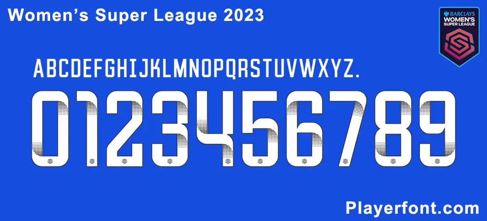 Women's Super League 2023-24 Font Download