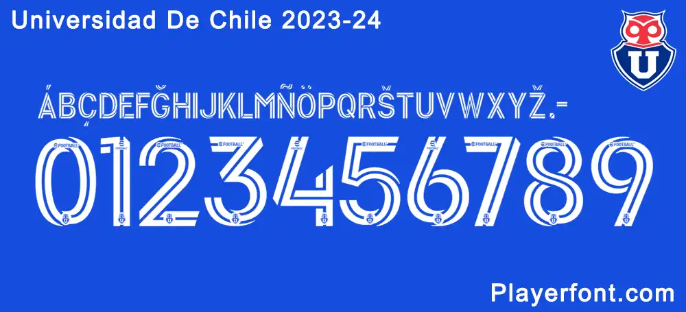 Universidad De Chile 2023-24 Font Download