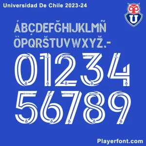 Universidad De Chile 2023-24 Font Download