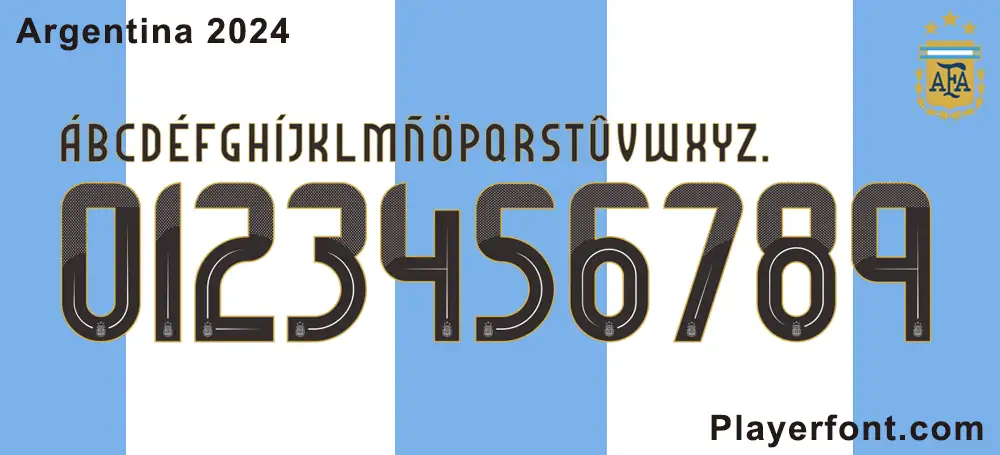 Argentina Copa America 2024 Font