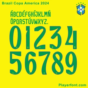 Brazil Copa America 2024 Font Download