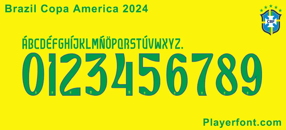 Brazil Copa America 2024 Font Download