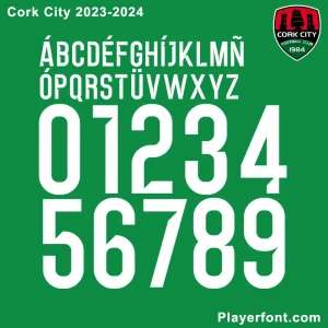 Cork City 2023-2024 Font Download