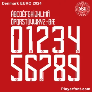 Denmark EURO 2024 Font Download
