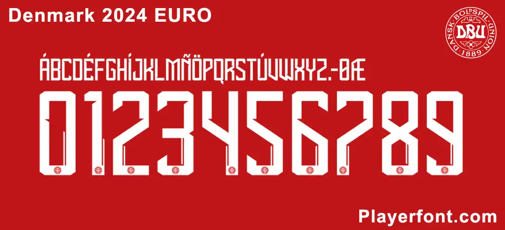 Denmark EURO 2024 Font Download