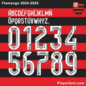 Flamengo 2024-25 Font