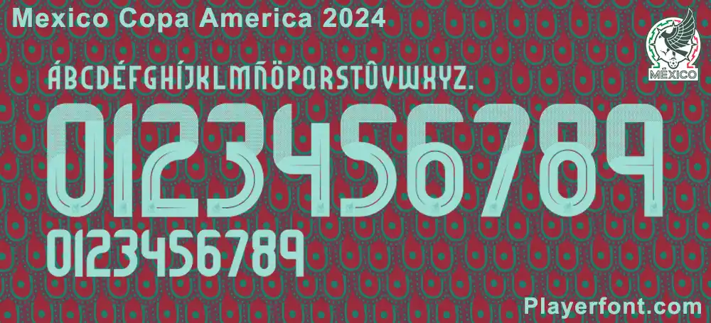 Mexico Copa America 2024 Font Download