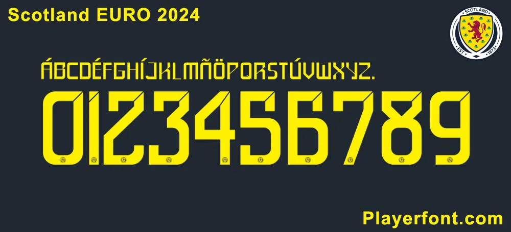 Scotland EURO 2024 Font Download