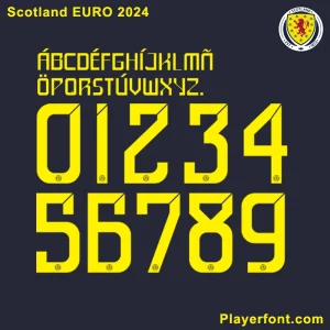 Scotland EURO 2024 Font Download