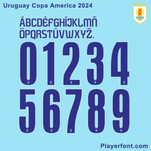 Uruguay Copa America 2024 Font Download