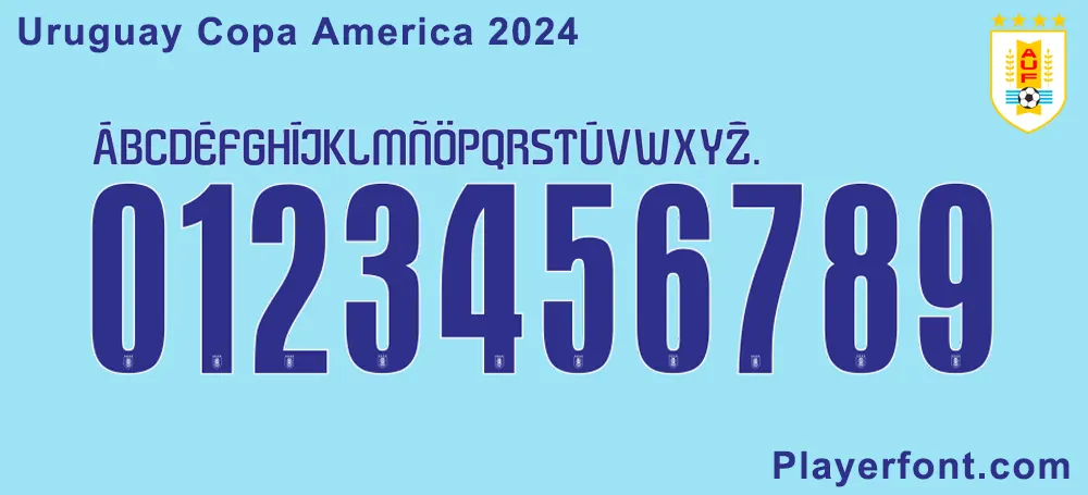 Uruguay Copa America 2024 Font
