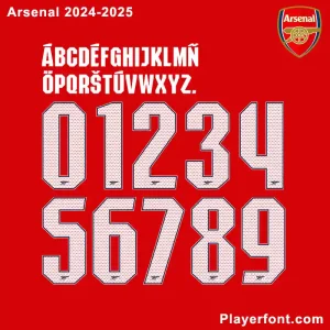 Arsenal 2024-2025 Font Download
