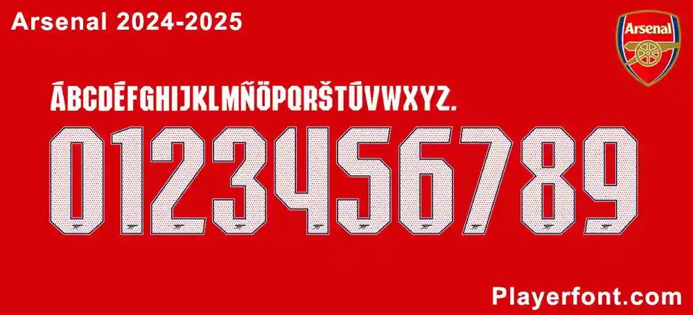 Arsenal 24-25 Font Download