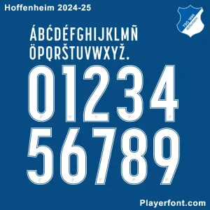Hoffenheim 24-25 Font Download