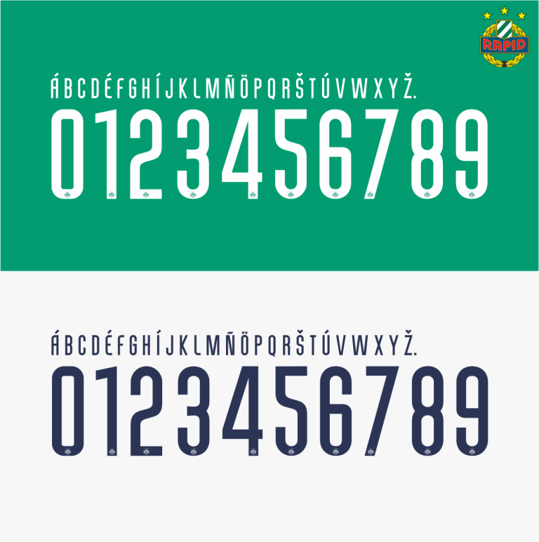 SK Rapid Wien 2024-2025 Font Download - Image 2