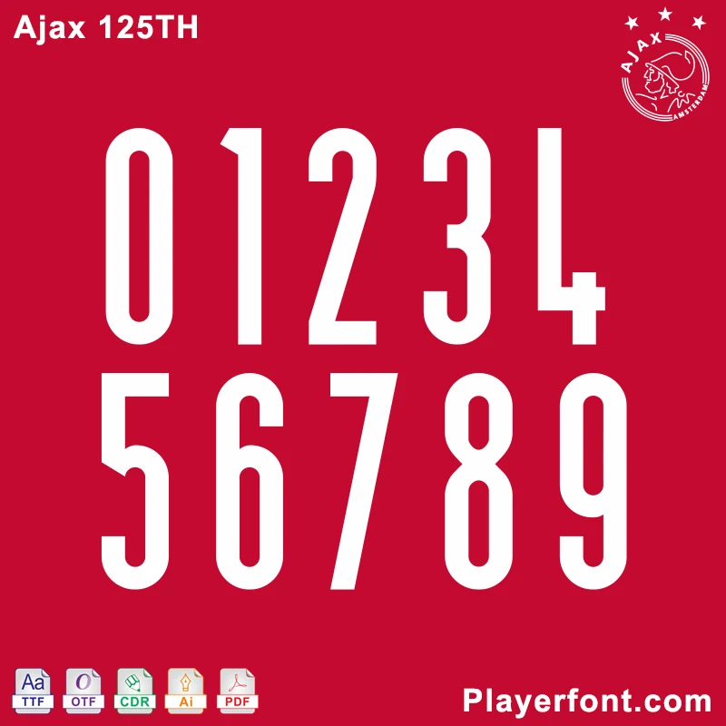 Ajax 125 Years Font Download Preview