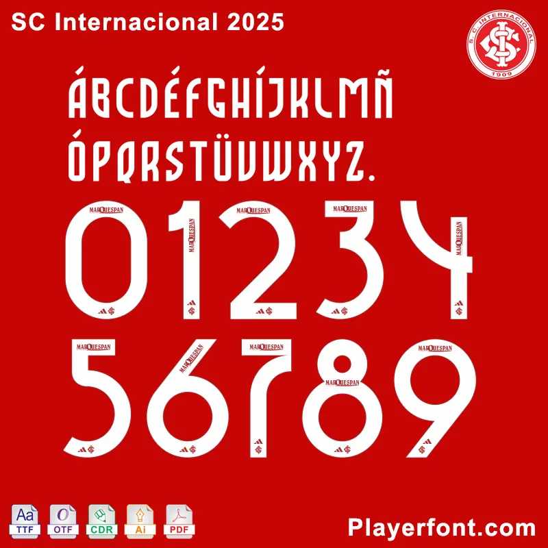 SC Internacional 2025 Font – TTF, OTF, CDR, PDF Files
